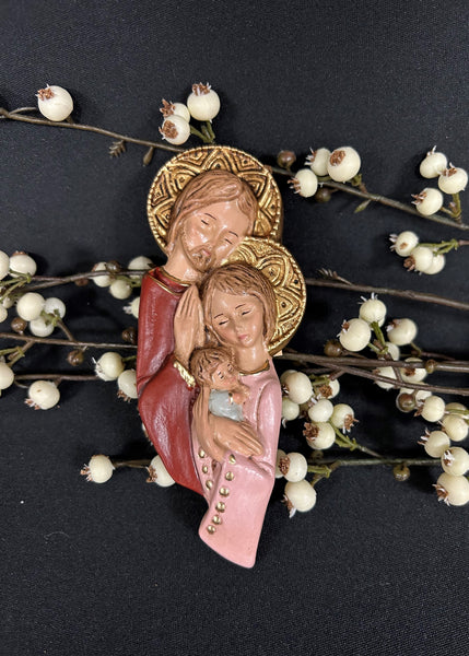 Holy Family Silhouette Plaque