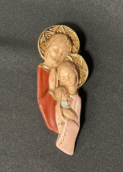 Holy Family Silhouette Plaque