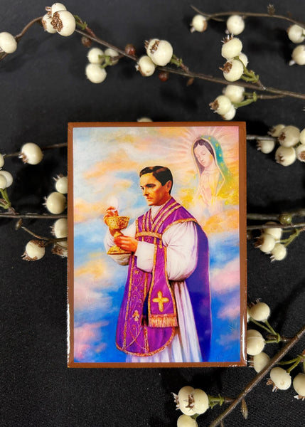 Blessed Michael McGivney Wood Keepsake Box