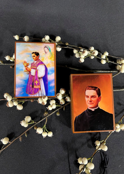 Blessed Michael McGivney Wood Keepsake Box