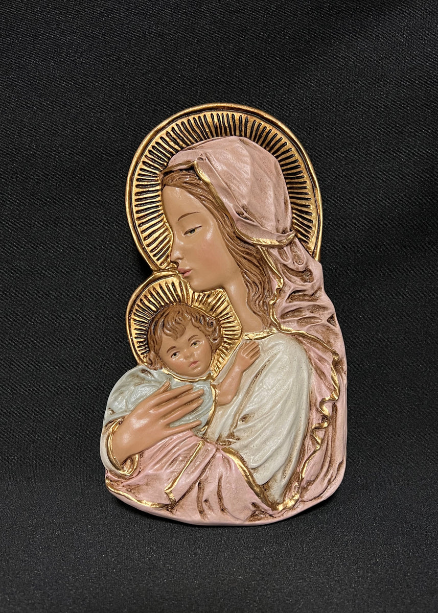 Madonna & Child Silhouette Plaque – McGivney Center Gift Shop