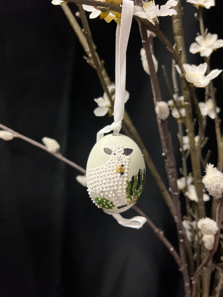 Austrian Little Lamb Egg Ornament
