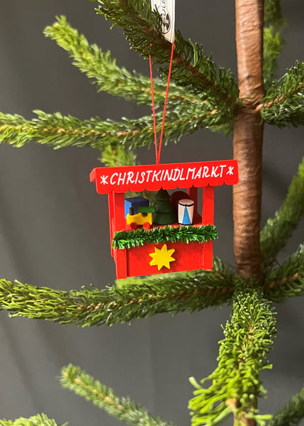 German "Christkindlmarkt" Toy Market Ornament