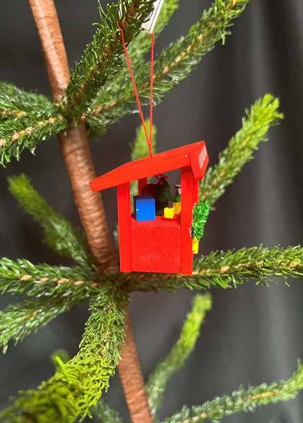 German "Christkindlmarkt" Toy Market Ornament