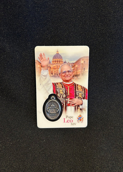 Pope Leo XIV Prayer Card