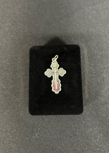 Byzantine Sterling Silver Crucifix