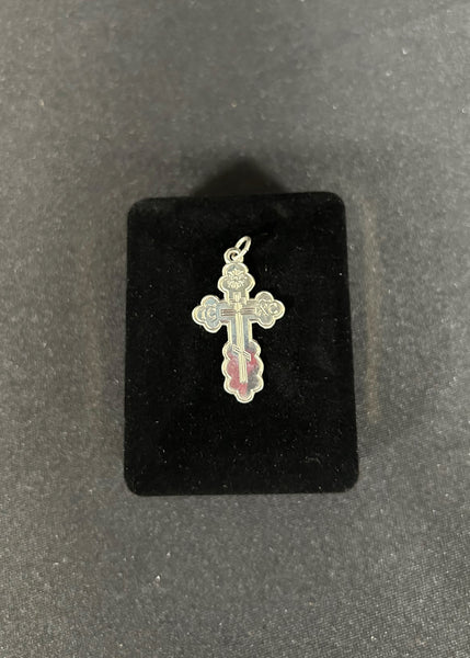 Byzantine Sterling Silver Crucifix