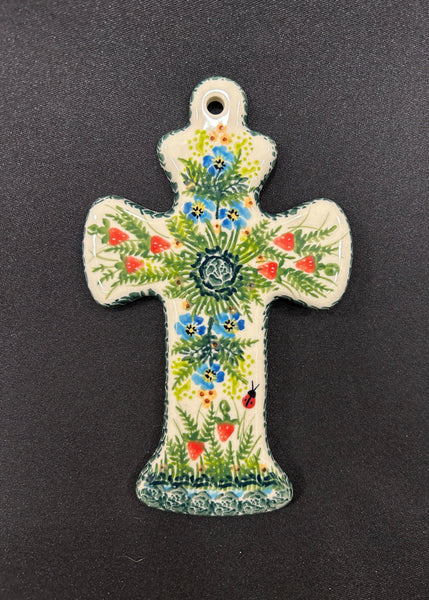Polish Pottery Cross