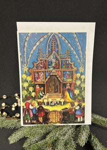 German Advent Calendar Poster
