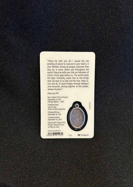 Pope Leo XIV Prayer Card