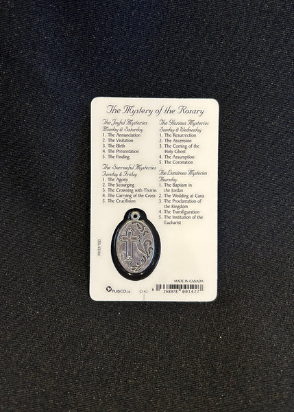Mysteries of the Rosary Prayer Card