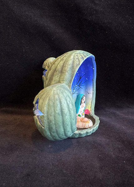 Saguaro Cactus Ceramic Nativity