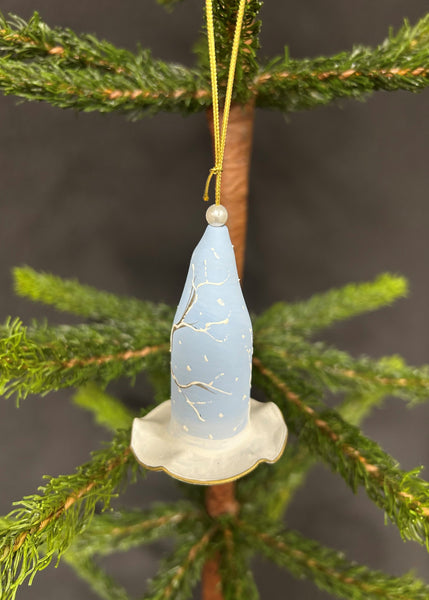 Austrian Glass Bell with Bird Ornament