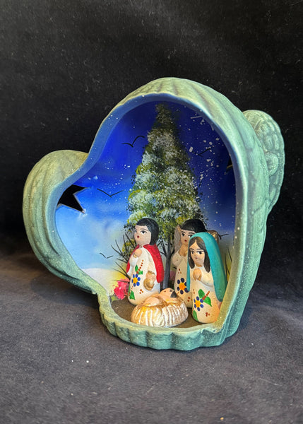 Saguaro Cactus Ceramic Nativity