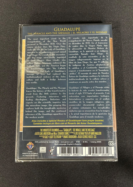 Guadalupe The Miracle and the Message DVD