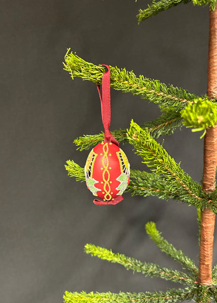 Advent Candle Egg Ornament