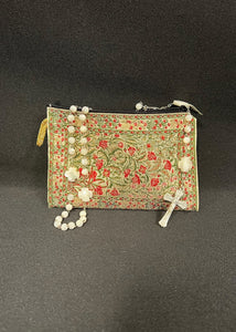 Tulips Tapestry Rosary Pouch