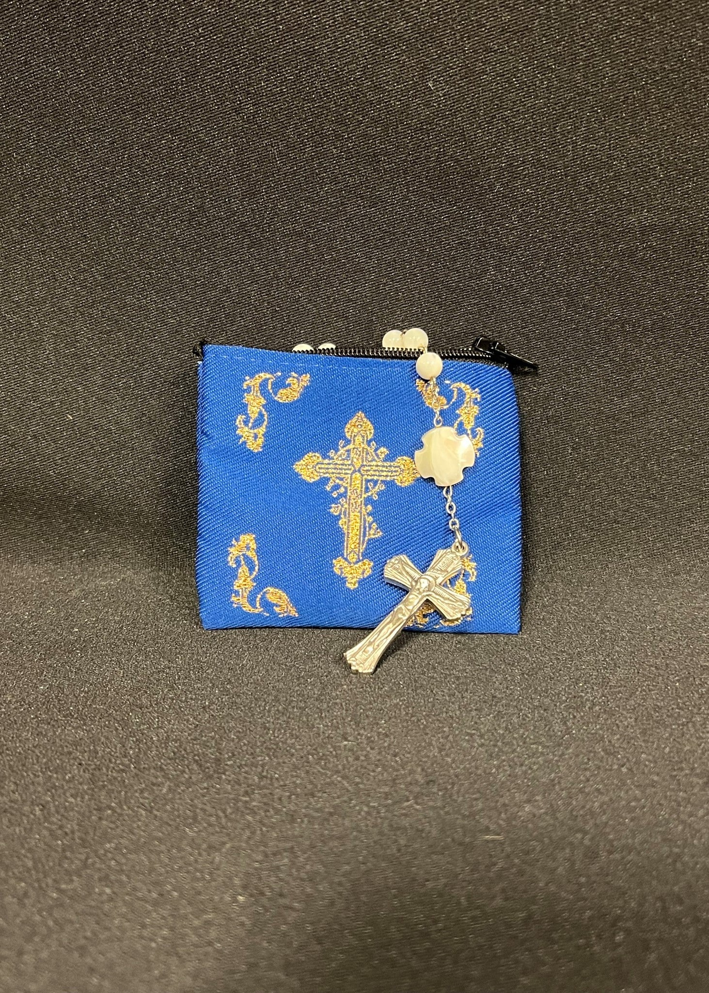 Mini Tapestry Rosary Pouch