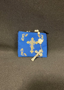 Mini Tapestry Rosary Pouch