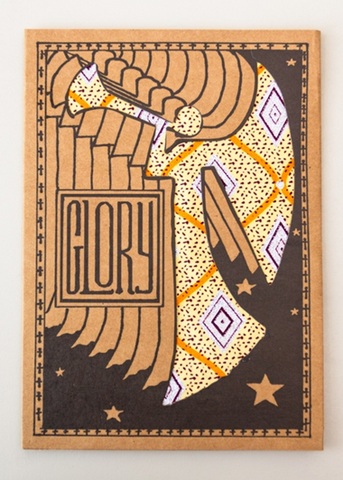 Glory Angel Christmas Card with Envelope