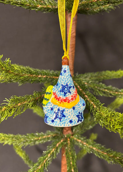 Polish Pottery Santa Clause Ornament