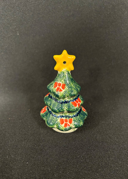 Polish Pottery Christmas Tree Ornament