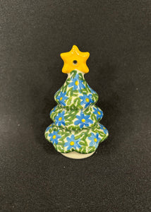 Polish Pottery Christmas Tree Ornament