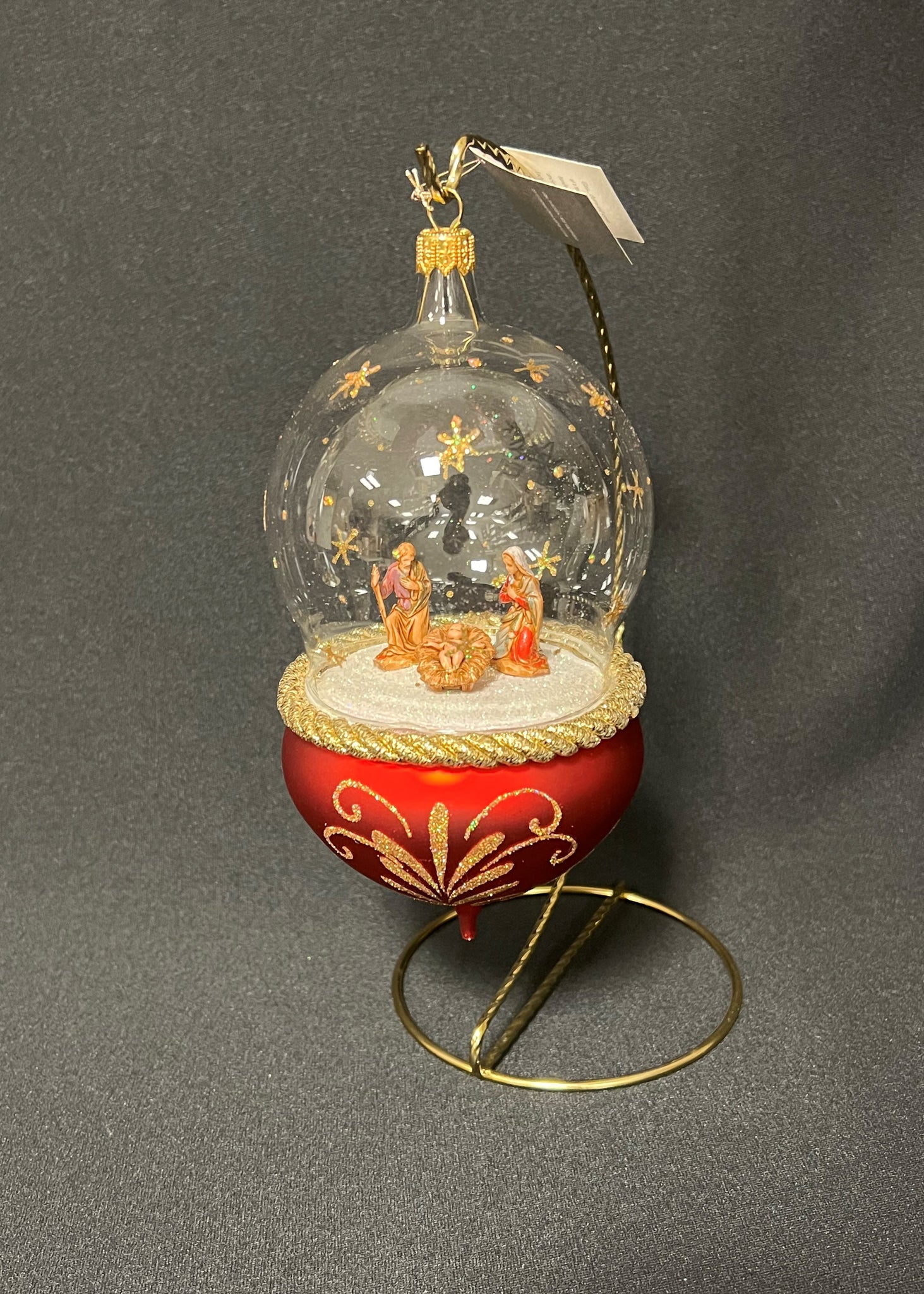 Nativity Globe Ornament