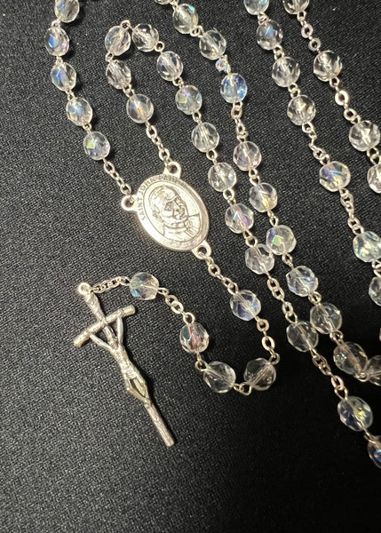 St. John Paul II Crystal Rosary
