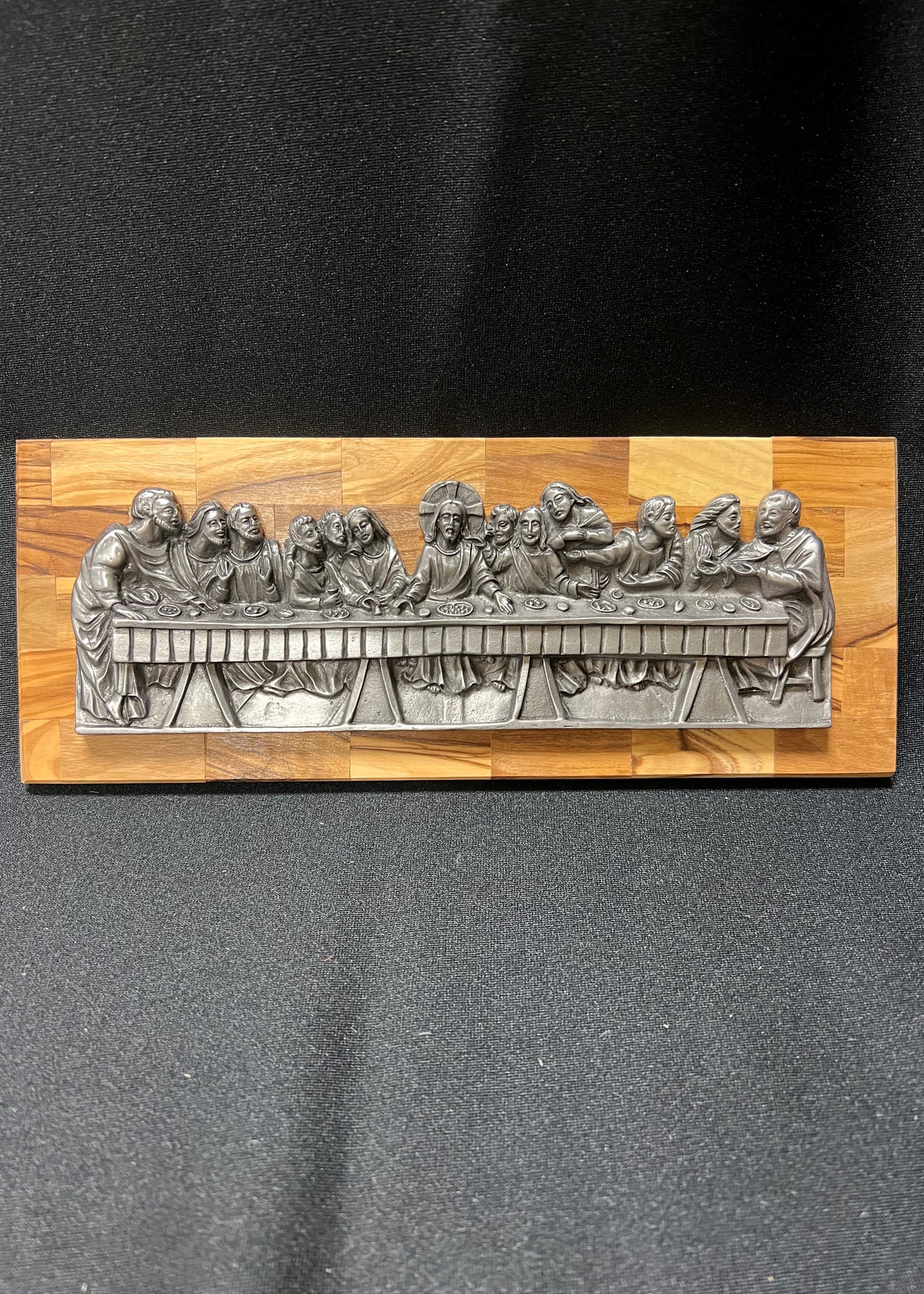 Olivewood Last Supper Plaque
