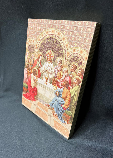 Last Supper Large Gold Embossed Plaque
