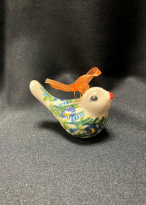Polish Pottery Dove Ornament