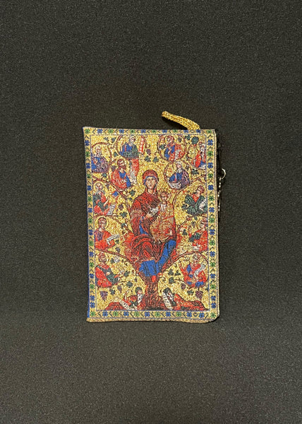 Christ the Tree of Life Rosary Pouch