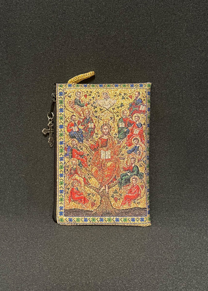 Christ the Tree of Life Rosary Pouch