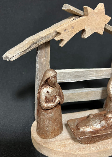 Driftwood House Nativity