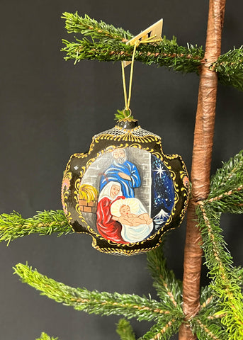 Ceramic Nativity Ornament
