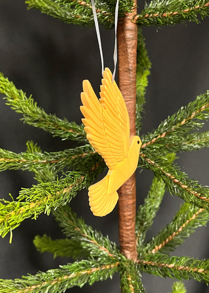 Wood Dove Ornament