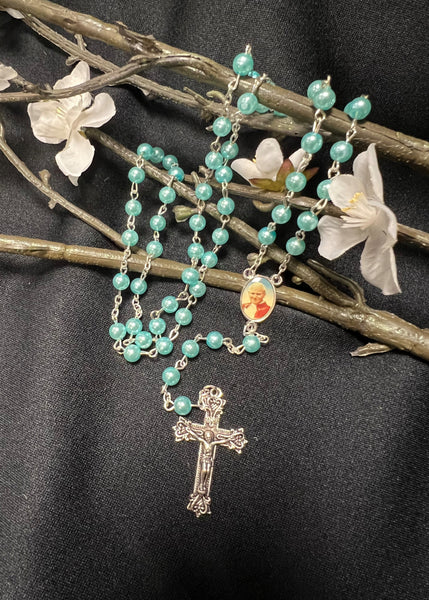 St. John Paul II Pearl Rosary